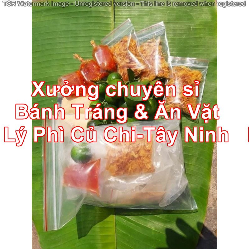 BÁNH TRÁNG DẺO MUỐI NHUYỄN SATE DẦU HÀNH PHI MUỐI TẮC TÚI LỚN