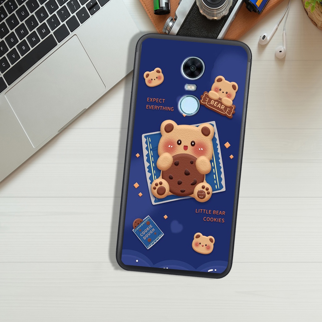 ỐP LƯNG XIAOMI REDMI 5 - REDMI 5 PLUS - REDMI NOTE 3 , IN HÌNH GẤU NÂU CHOCOLATE ĐÁNG YÊU.