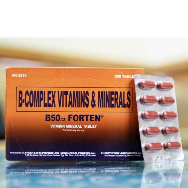 [HCM] B-complex vitamin & minerals - B50 Forten
