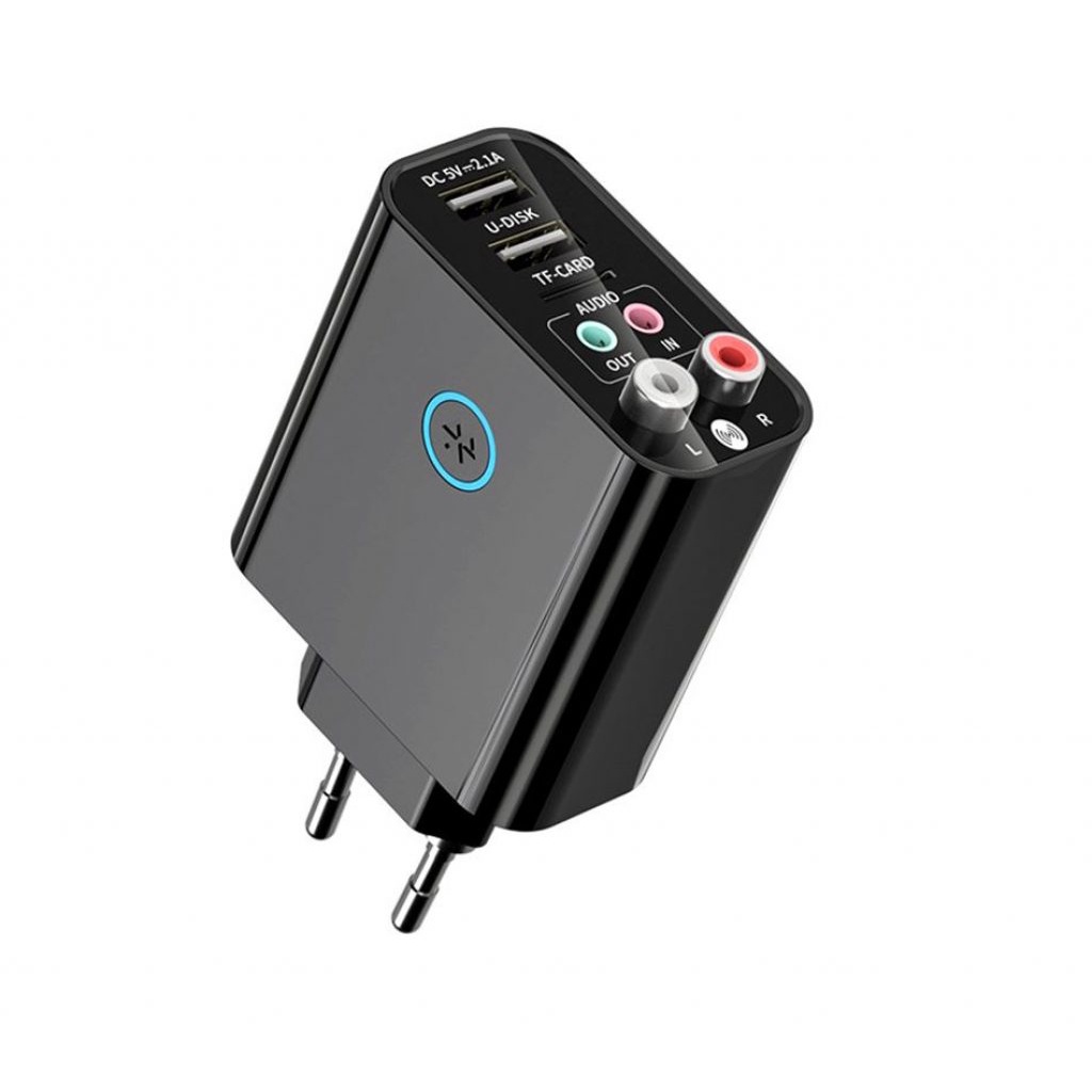 Bộ Thu Phát Bluetooth, Bộ Chuyển Đổi Âm Thanh Bluetooth 5.0, AUX 2 Trong 1 Cho TiVi Laptop Loa Tai Nghe Máy Tính Để Bàn
