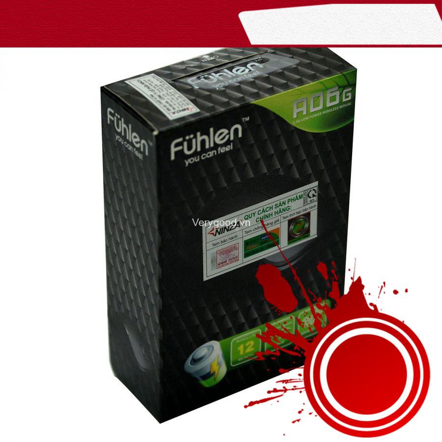 Chuột quang không dây FUHLEN A06 tặng kèm pin Tcbest, bảo hành 1 năm