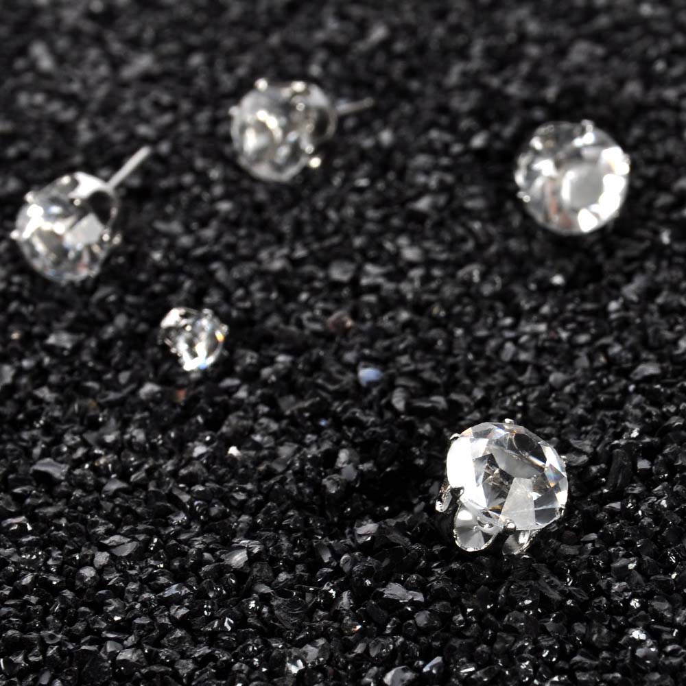 Set 6 Đôi Bông Tai Hình Tròn Cho Nữ