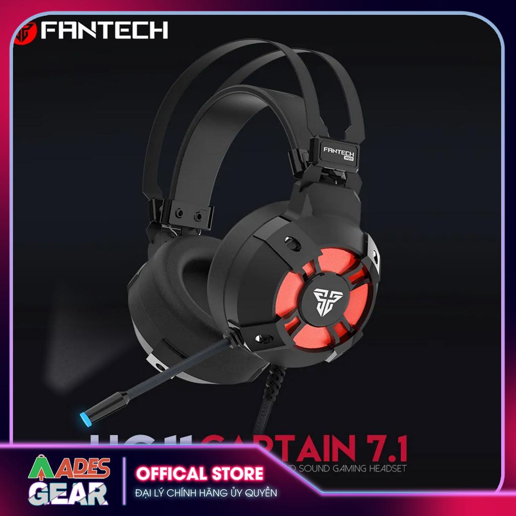✔️ Tai Nghe Gaming 7.1 FANTECH HG11 CAPTAIN LED RGB ✔️ Mic Chống Ồn ✔️ BẢO HÀNH 12 THÁNG