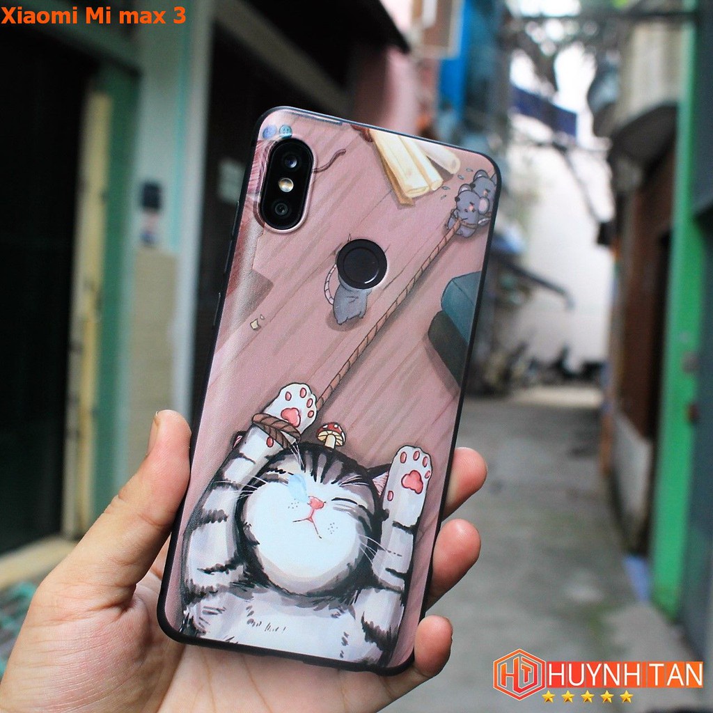 Ốp lưng dẻo in hình đẹp Xiaomi Mi max 3 nhiều mẫu đẹp, sắc nét