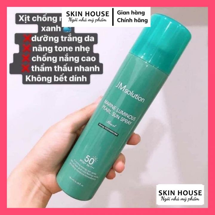 Kem chống nắng dạng xịt Jmsolution 180ml