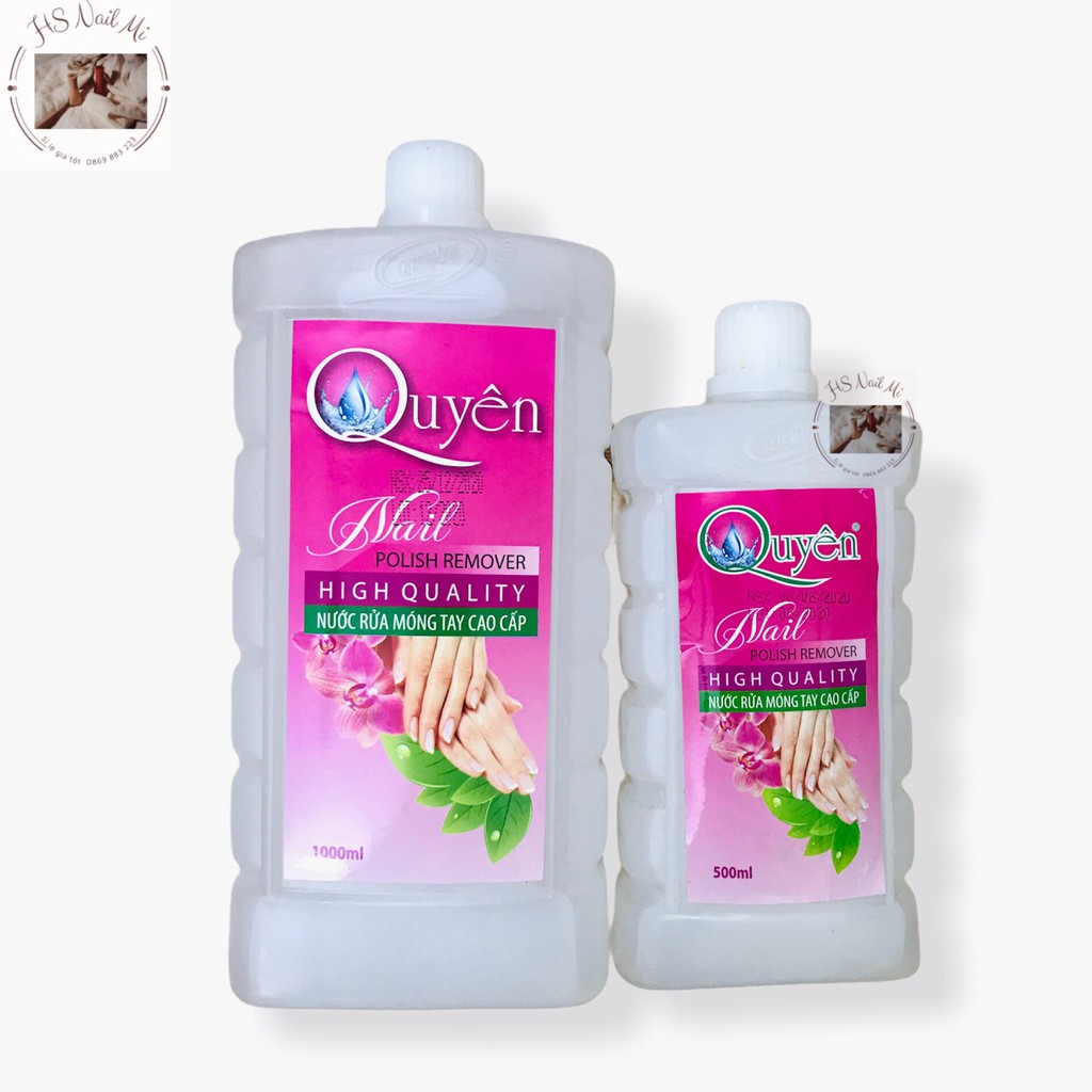 Nước rửa móng axeton chai 500-1000ml