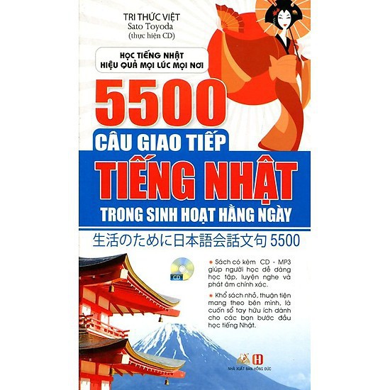 Sách - 5500 Câu Giao Tiếp Tiếng Nhật Thông Dụng ( Kèm CD )