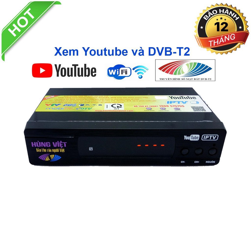 ĐẦU THU MẶT ĐẤT DVBT2 HÙNG VIỆT TS-123