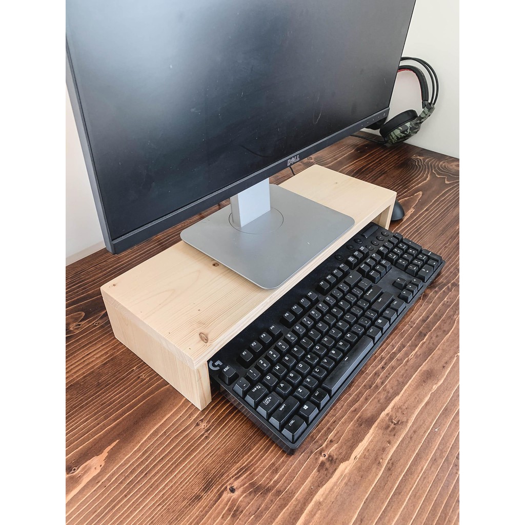 Monitor Stand - Kệ gỗ để màn hình máy tính, laptop cho bàn làm việc H16 | BigBuy360 - bigbuy360.vn