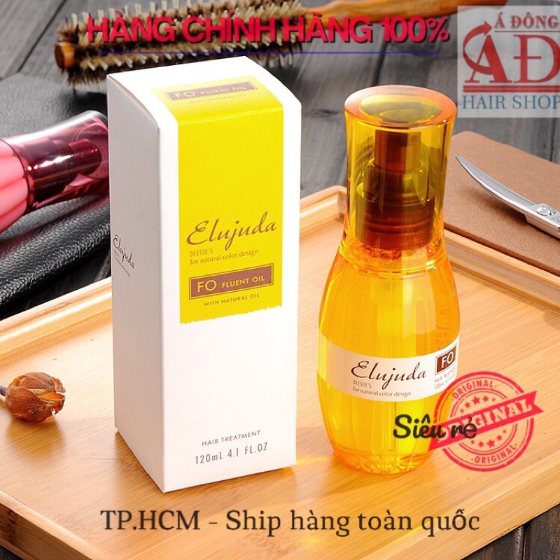 [Chính hãng][Giá sỉ] Tinh dầu dưỡng tóc Elujuda MILBON FO dưỡng tóc mảnh 120ml (JAPAN)