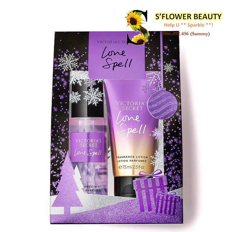 VS - Mini Gift Set | Bộ Quà Tặng Mini Xịt Thơm và Sữa Dưỡng Thể Victoria's Secret Mini Body Mist and Lotion | BigBuy360 - bigbuy360.vn