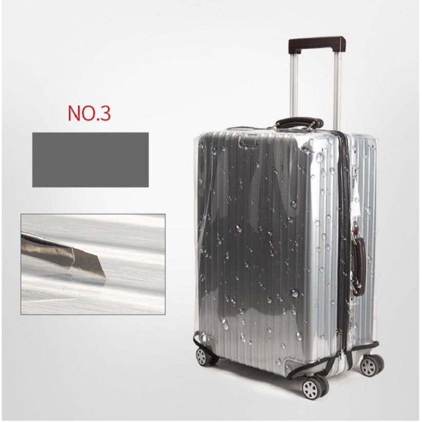 Bọc Vali "Trong Suôt" Dày Dặn Đủ Size 22,24,26,28