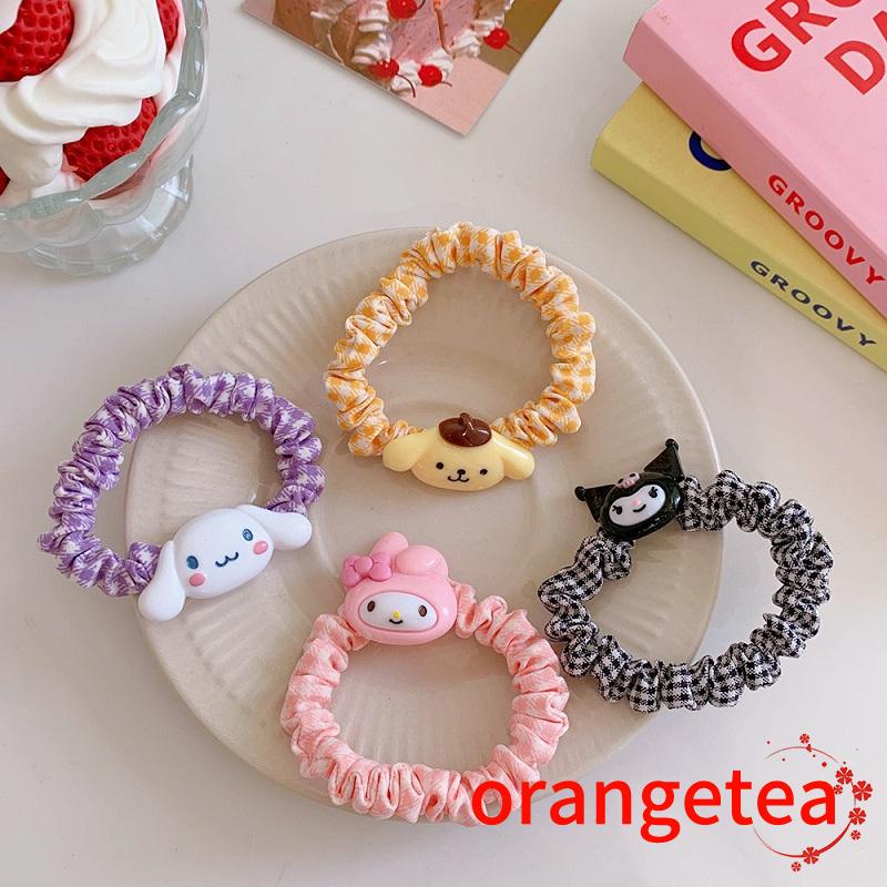 Dây cột tóc co giãn hình chú chó hoạt hình dễ thương cho nữ