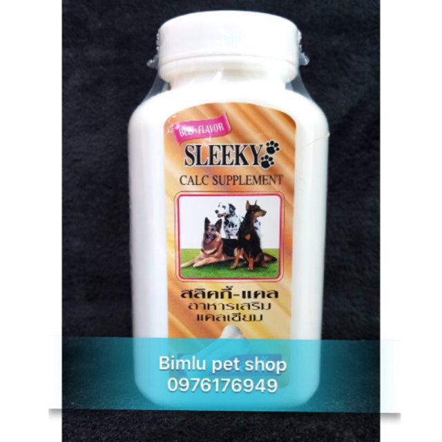 Canxi thái sleeky cho chó