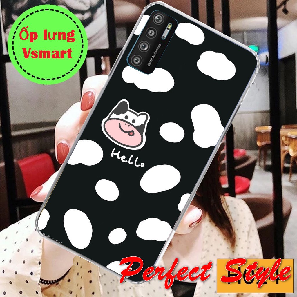 Ốp lưng silicon in UV Bò sữa Vsmart Live 4 joy 3 joy 4 active 3 , star 3 , active 1 plus , joy 1 plus joy 3 star 5 aris
