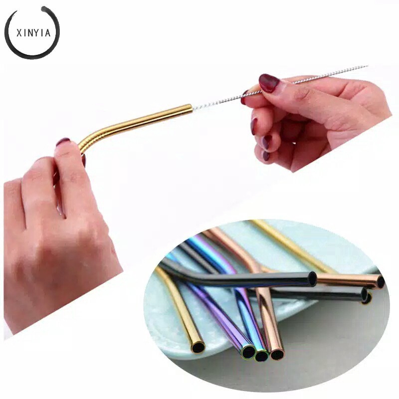 Set ống hút hoặc cọ vệ sinh từ inox 304 chất lượng cao