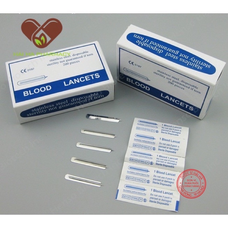 Kim nặn mụn Blood Lancets tiệt trùng vô khuẩn