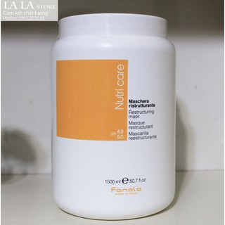 [ Có tem chống giả ] - Hấp dầu Fanola Nutri Care 1500ml chính hãng