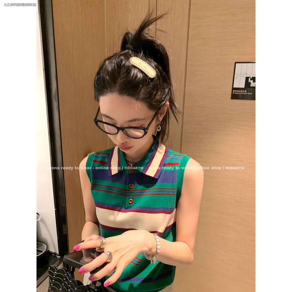 Đầm Thun Ngắn Tay Họa Tiết Sọc Ngang Thời Trang Dành Cho Nữ