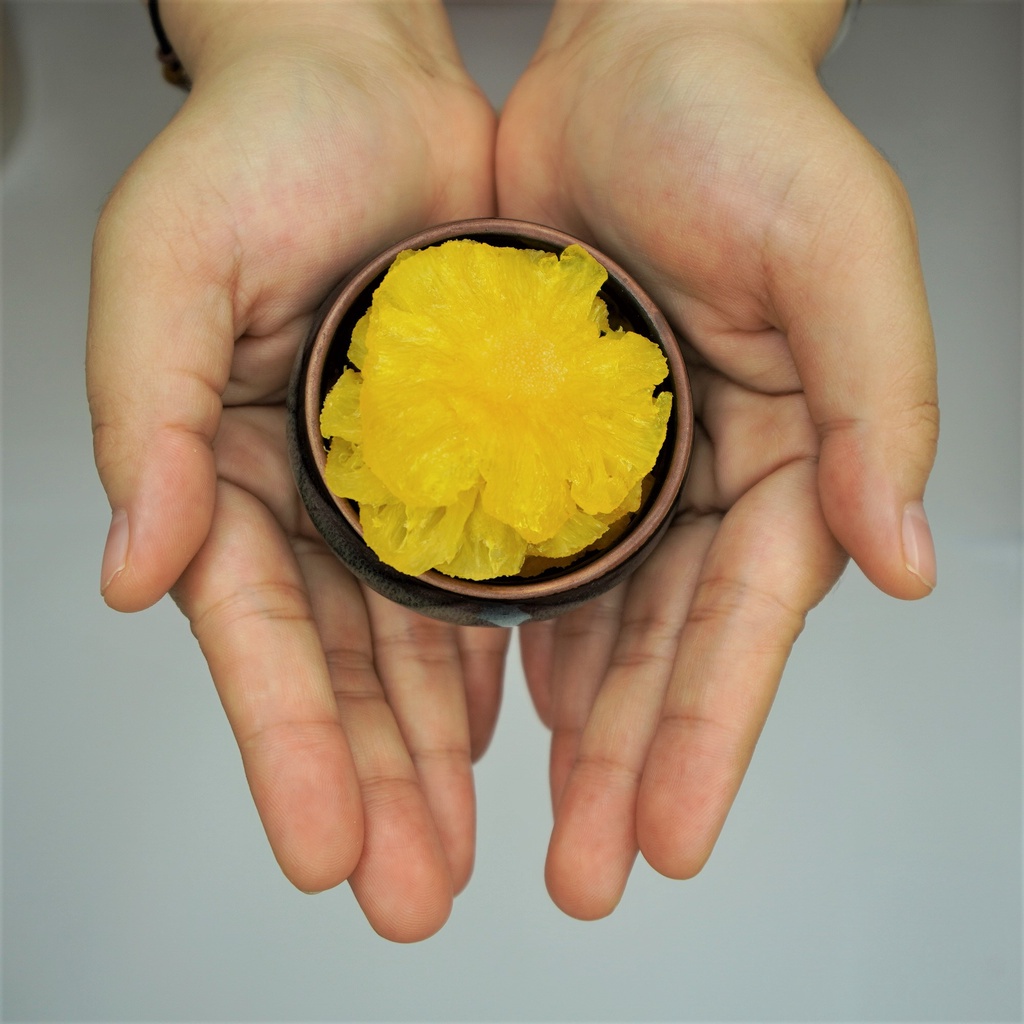 Thơm sấy dẻo, Khóm sấy dẻo Túi 500G sấy không đường tự nhiên tốt cho sức khỏe