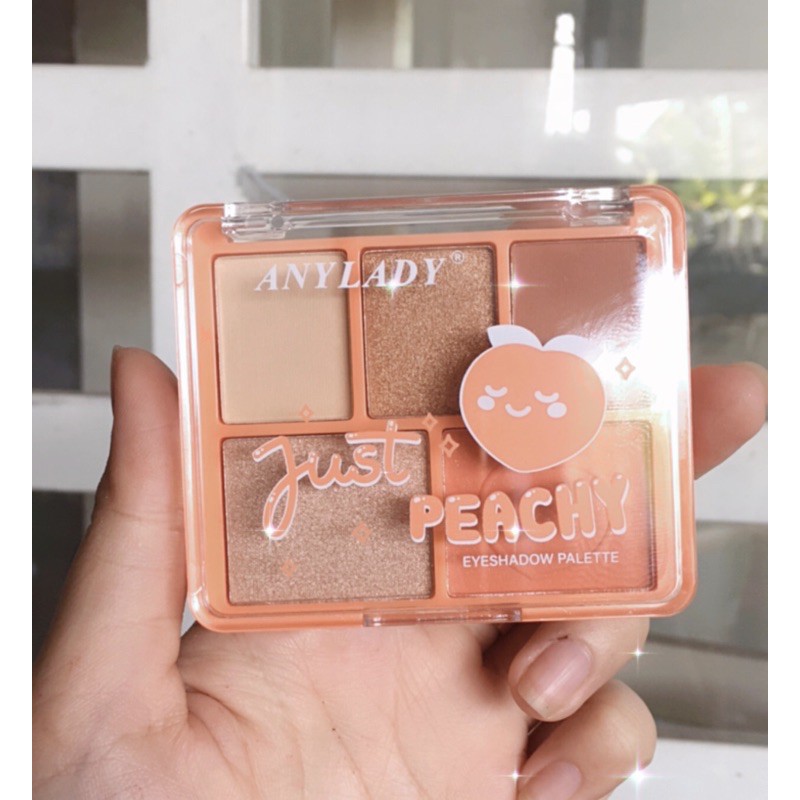 Phấn mắt 5 ô Just Peach