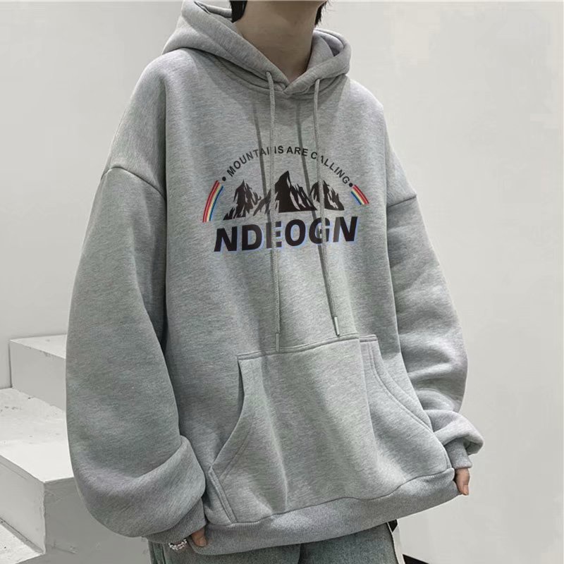 Áo hoodie 5 màu sắc tùy chọn phong cách Hàn Quốc hip hop size M-8XL thời trang dành cho nam