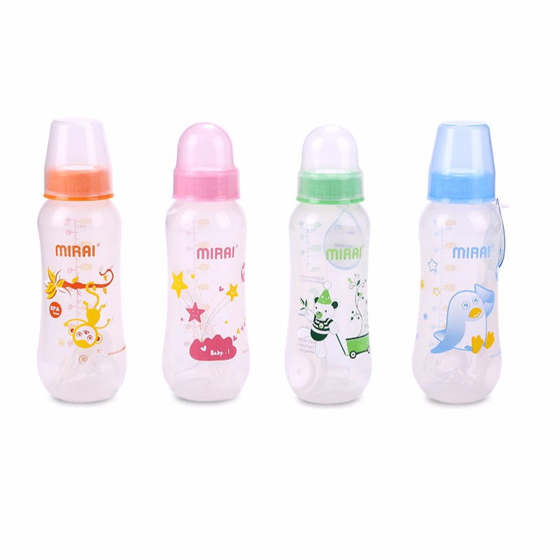 Bình sữa Mirai Kids - van chống sặc 250ml