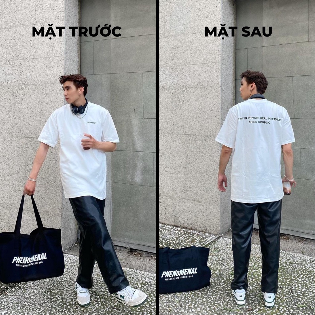 Áo Thun Basic Đen Trắng PHENOMENTAL 100% Cotton 2023 𝘽𝙮.𝘾𝙖𝙢𝙘𝙖𝙢