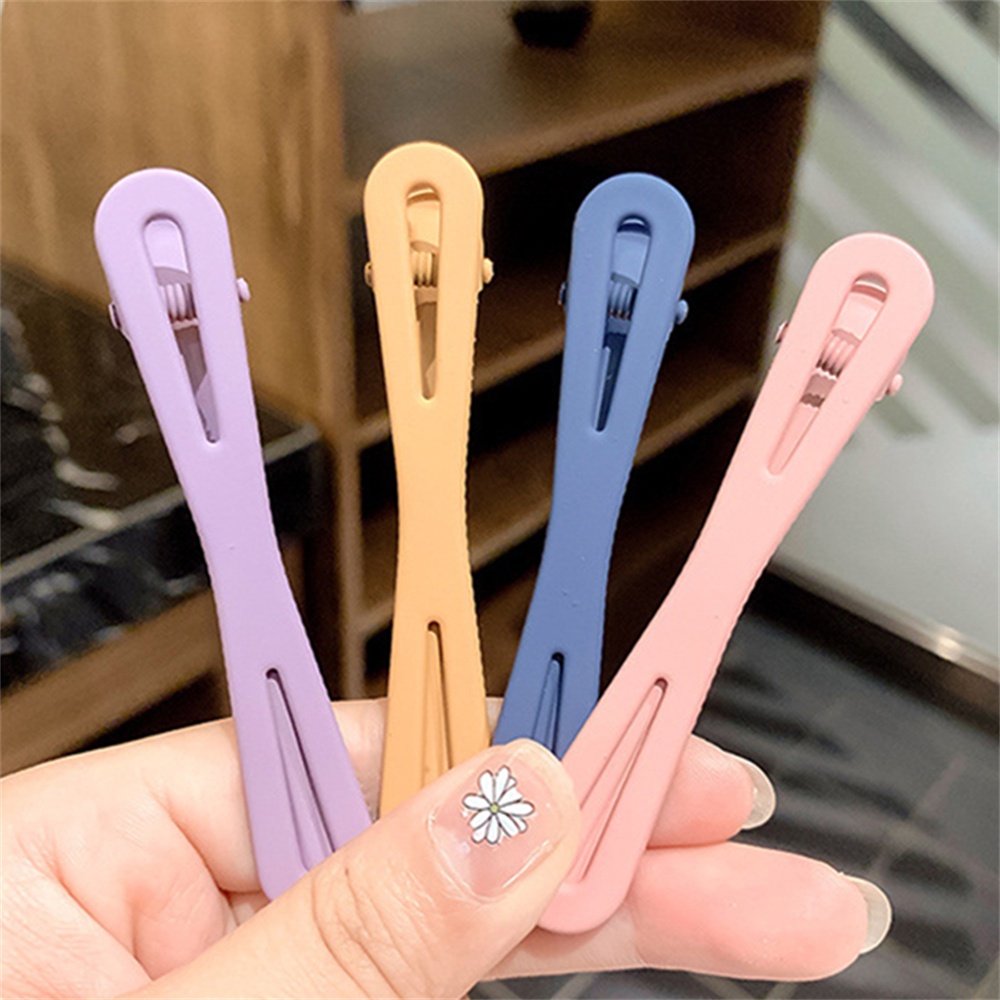 Set 7 Kẹp Tóc Màu Trơn Đơn Giản Thời Trang Cho Nữ