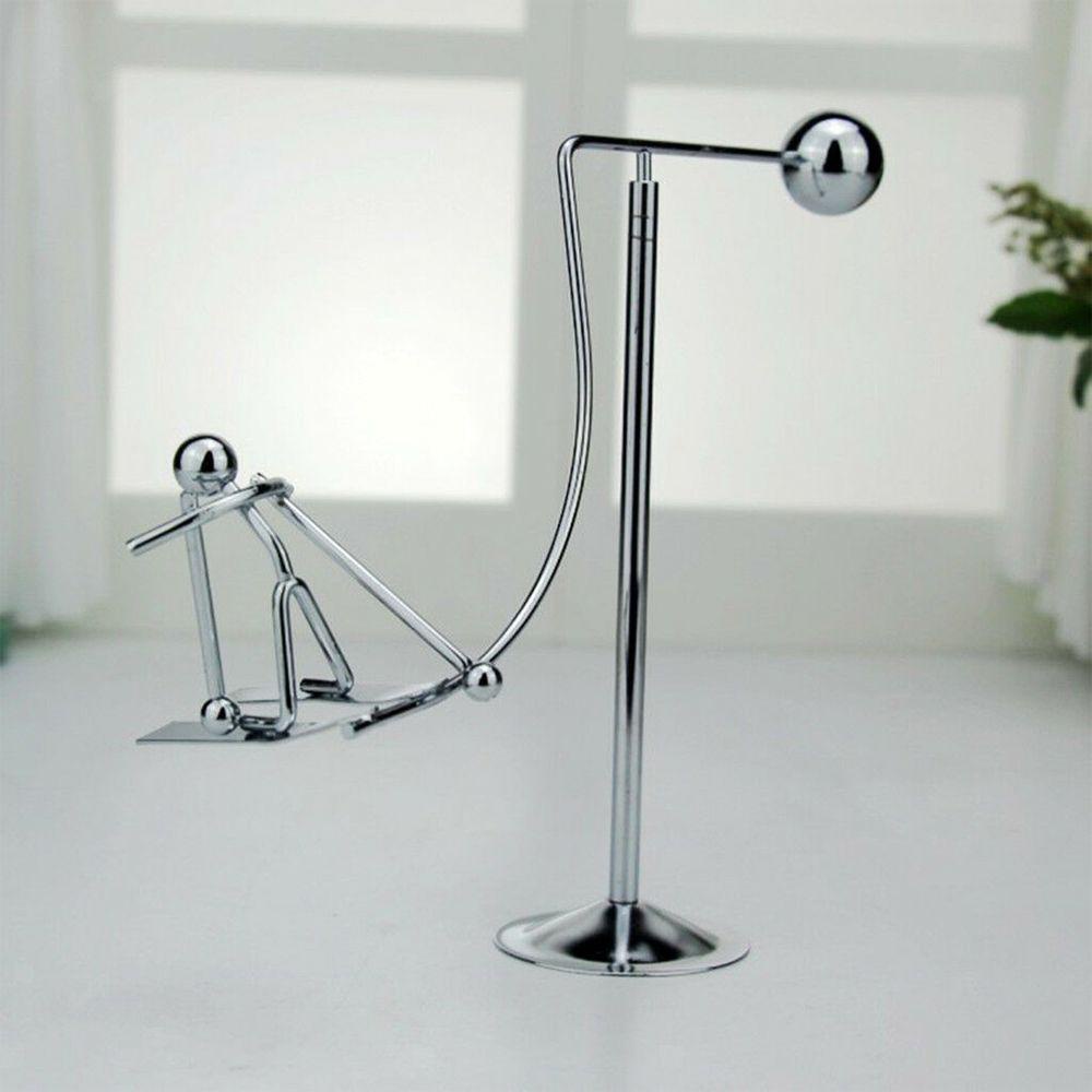 LAKAMIER Đồ Chơi Lật Đật Bằng Kim Loại Trang Trí Bàn