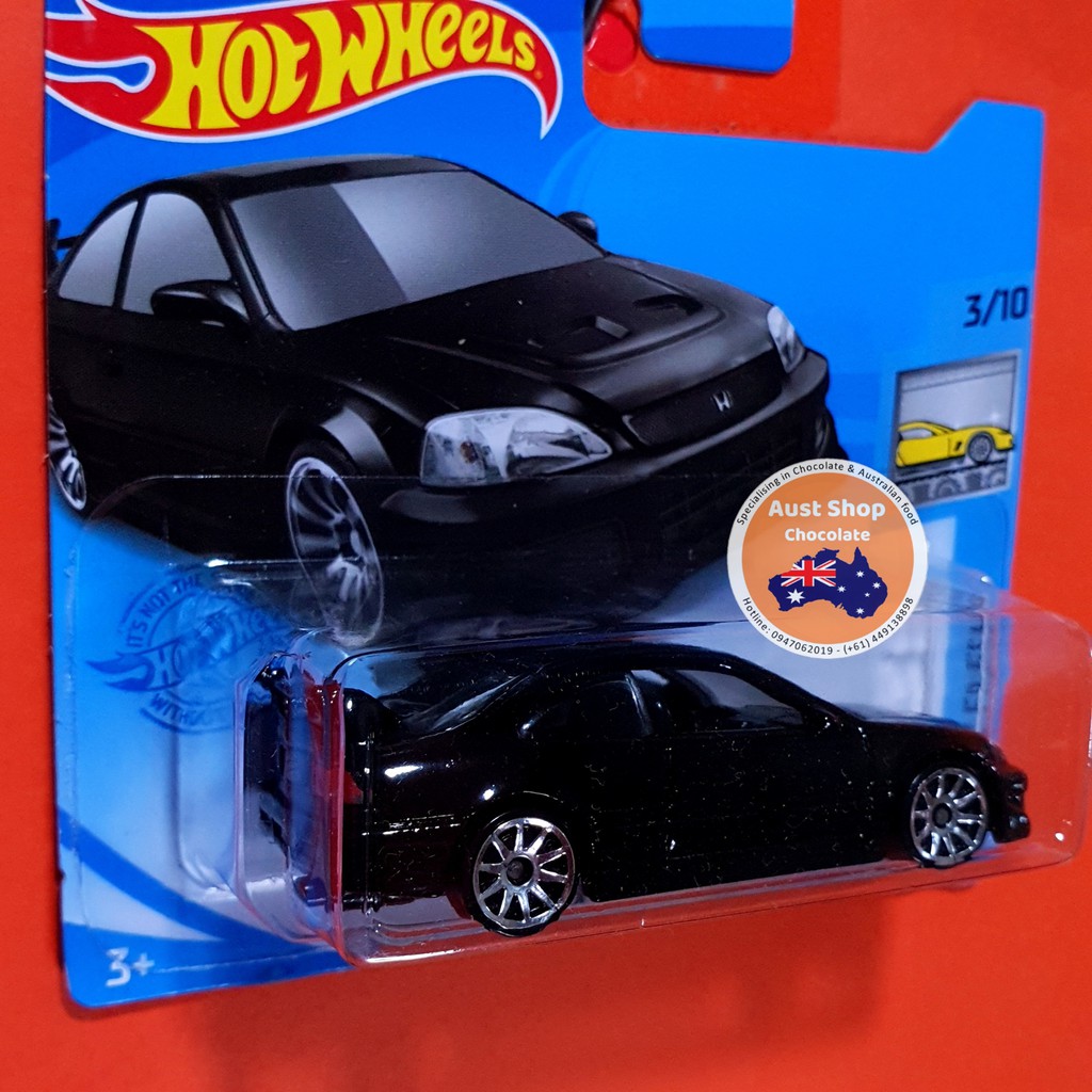 Hot Wheels Diecast Honda Civic Si (Short Card) 1:64 - Xe Mô Hình Hotwheels Honda Civic - Aust Shop Chocolate