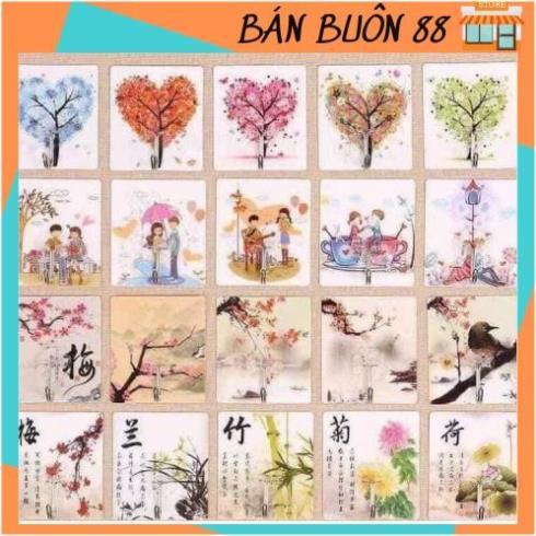 Móc Dán Tường Siêu Dính Móc Dán Tường In Hình Độc Đáo MS88126