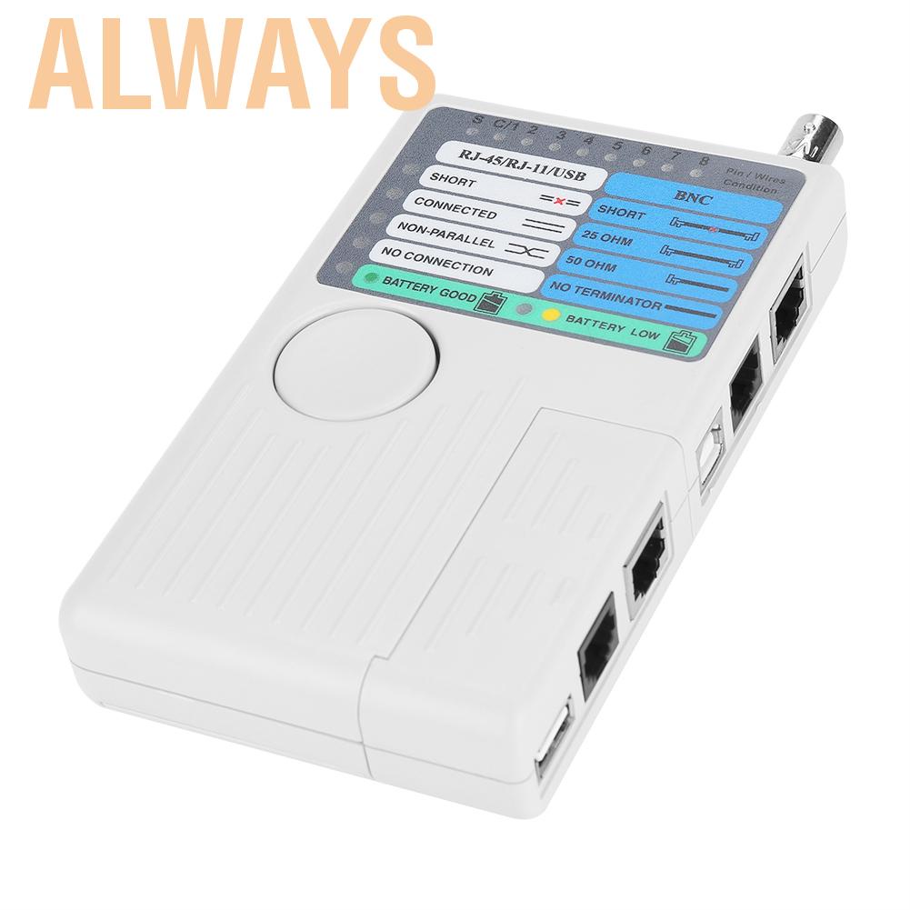 Bộ Thiết Bị Kiểm Tra Sạc Mạng Lan 4 Trong 1 Cho Máy Tính Utp Stp