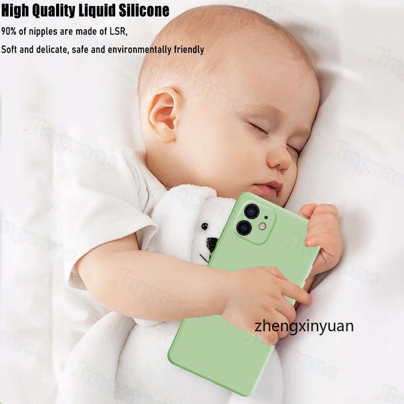 Ốp điện thoại silicone mềm chống sốc viền vuông cho Realme GT Neo 2