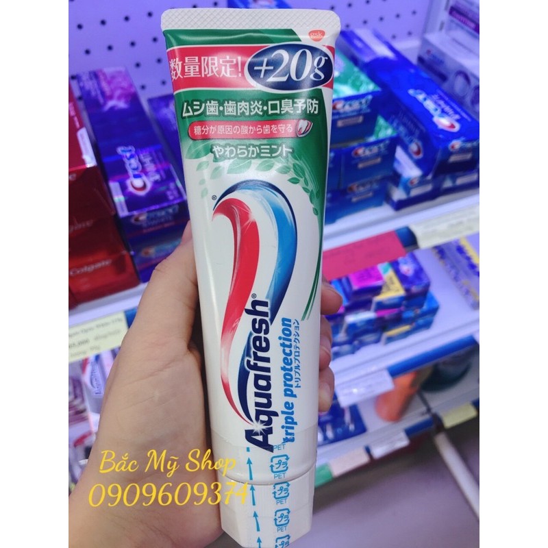 Kem đánh răng Aquafresh Nhật 160g