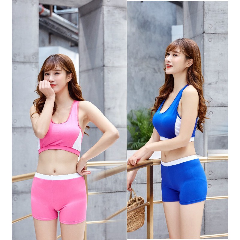 bikini hai mảnh kèm áo lưới phong cách trẻ chung | BigBuy360 - bigbuy360.vn