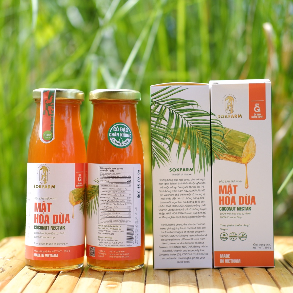 Mật Hoa Dừa Sokfarm 250g cho người tiểu đường