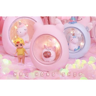 Đèn ngủ siêu cute kỳ lân, gấu hồng