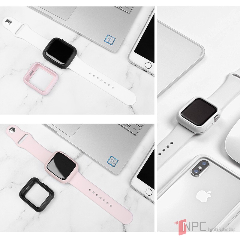 Ốp Bảo Vệ Apple Watch Color Candy Series 6/SE/5/4/3/2/1 38mm 42mm 40mm 44mm Chống Trầy Sước Va Đập