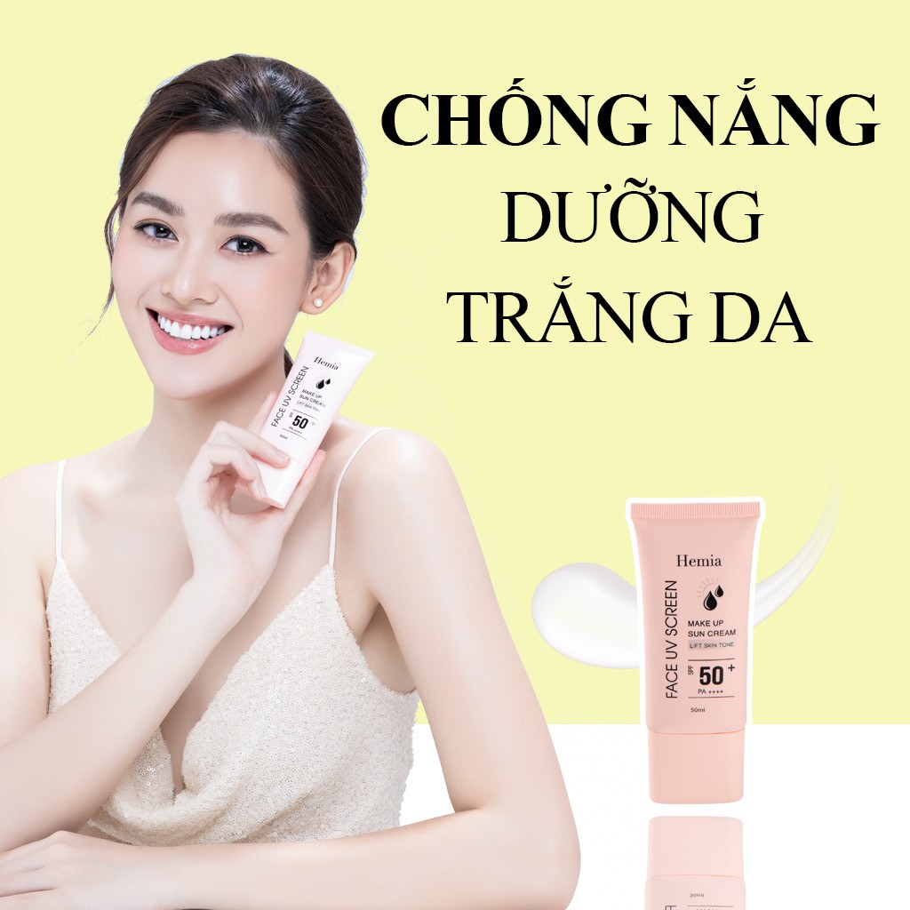 Kem chống nắng Hemia Hàn quốc Kiềm Dầu Nâng Tone Chính Hãng | BigBuy360 - bigbuy360.vn