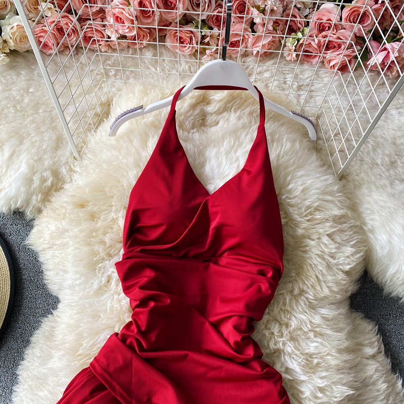 🌸Hàng Order🌸 Váy Đầm Body Vắt Chéo Eo Có Tà Tiệc Cưới Sexy Nữ Tính🌸Hàng Quảng Châu