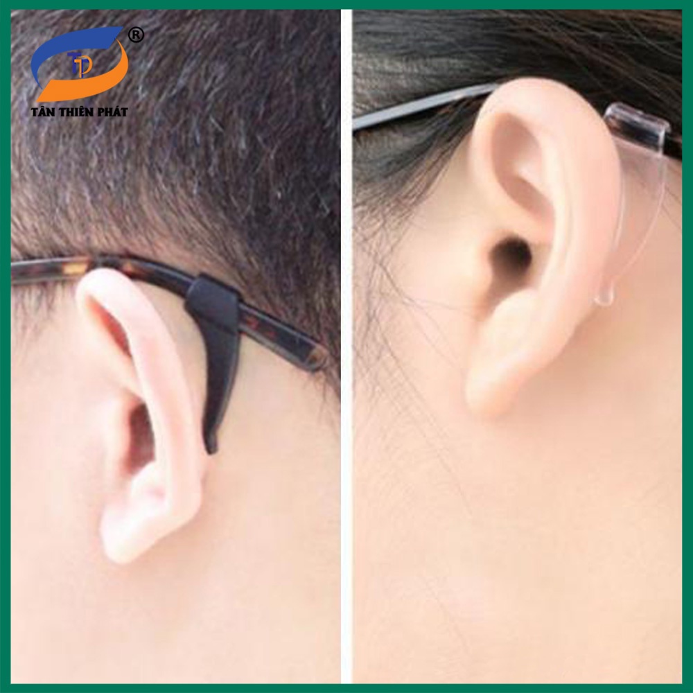 Móc chống trượt kính mát, gọng kính cận nam nữ chất liệu silicon dẻo nhiều màu