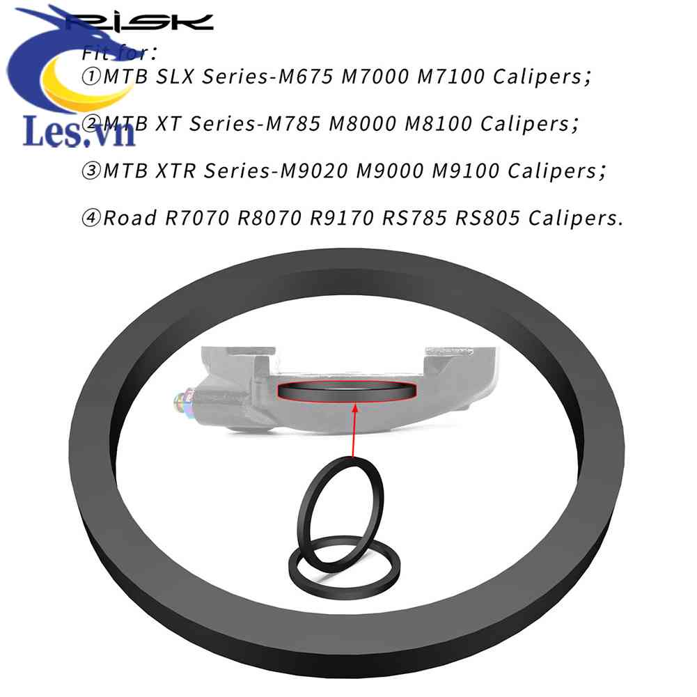 Set 2 Vòng Đệm Pít Tông Phanh Đĩa Xe Đạp MTB Dành Cho XT SLX