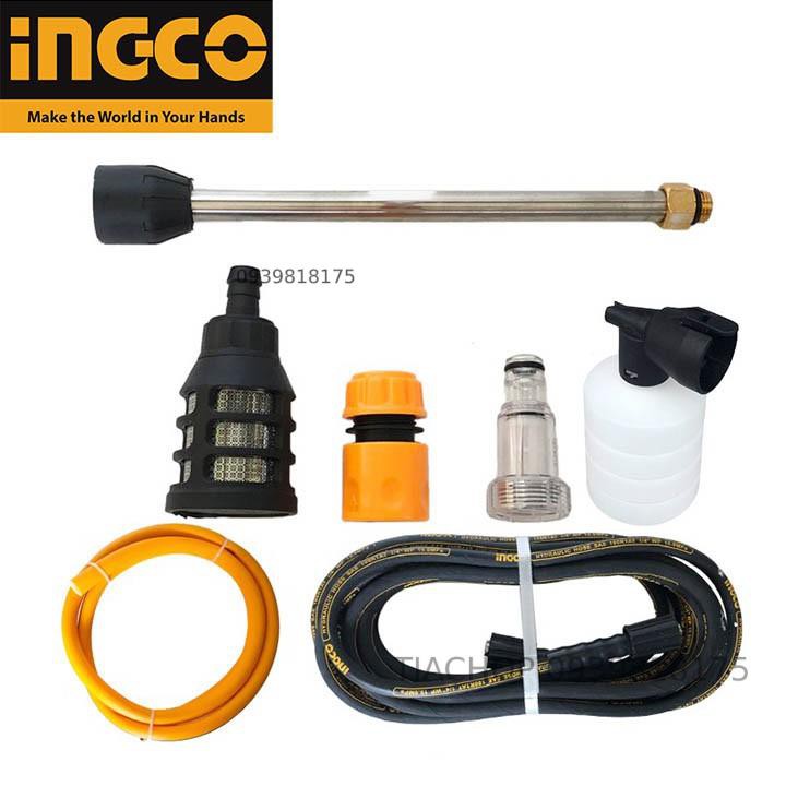HPWR15028 Máy xịt rửa xe cao áp Chính hãng Ingco Tặng cần nối dài bình tạo bọt