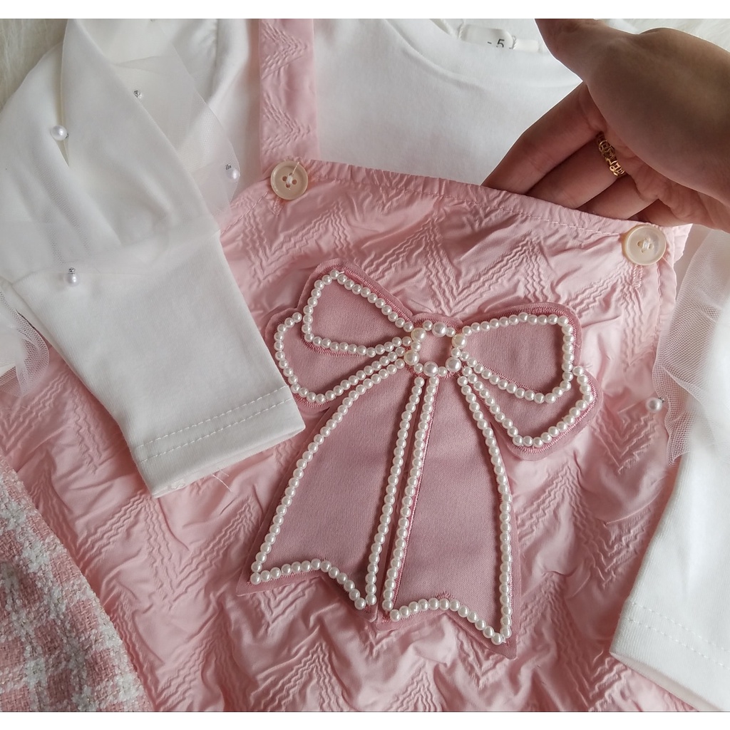 Set Yếm Váy Bé Gái