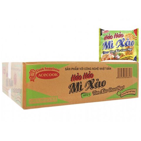 Mì Gói Hảo Hảo Vị Tôm Chua Cay Sate Hanh Và Mì Xào Thùng 30 Gói | BigBuy360 - bigbuy360.vn