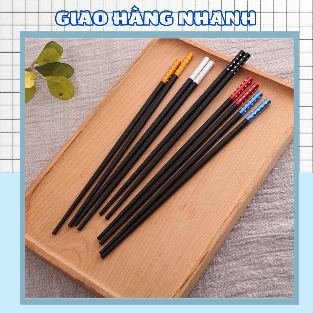 ❌SIÊU SALE❌ Bộ 10 Đôi Đũa Ăn Phong Cách Nhật Bản Đính Hạt Sang Trọng 88194 Giao Hàng Nhanh