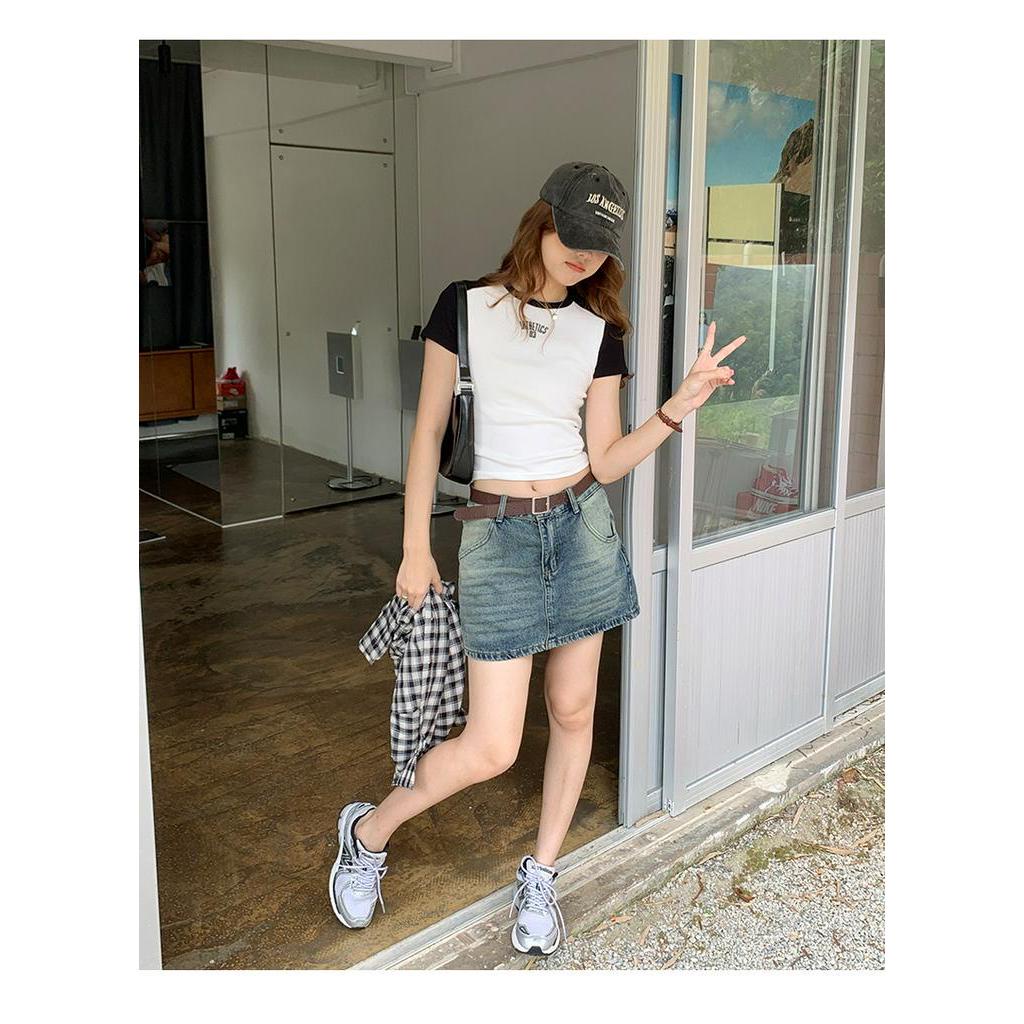 Áo Thun Rớt Vai Tay Ngắn Thời Trang Cho Nữ 63740