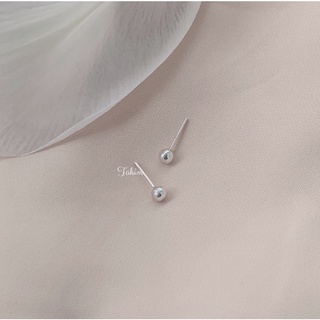 Bông tai Bạc 925 bi tròn - Dot earrings