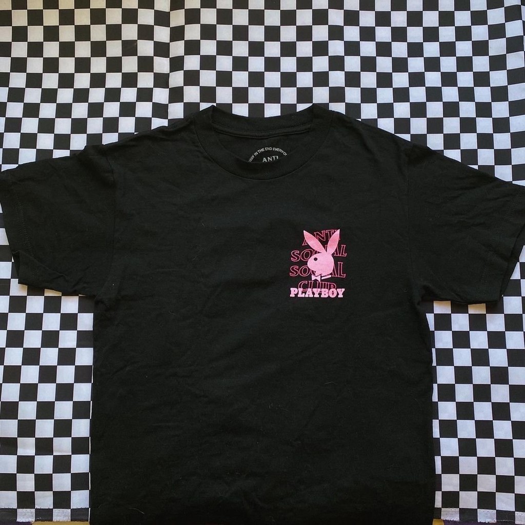 [Order] Áo Anti Social Social Club x PlayBoy Remix ( Xám / Đen )